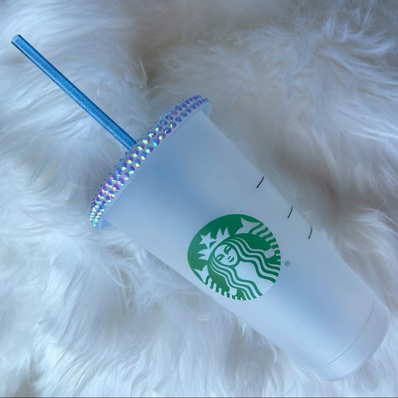 New Rhinestone Bling Starbucks Cup